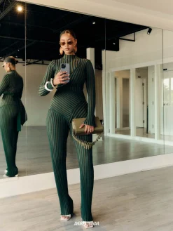 ANDREA IYAMAH AYO PANTS - GREEN