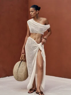 ANDREA IYAMAH BALA COVER UP - IVORY