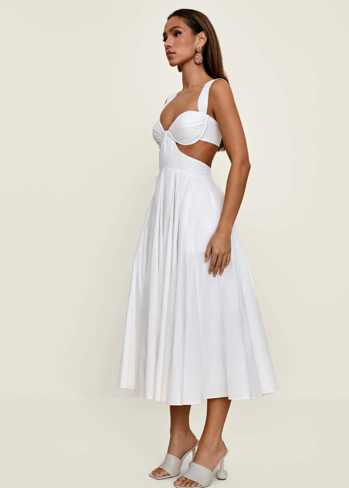 ANDREA IYAMAH ILORA DRESS - IVORY