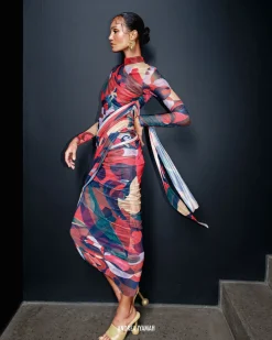ANDREA IYAMAH KALA DRESS - LEWE