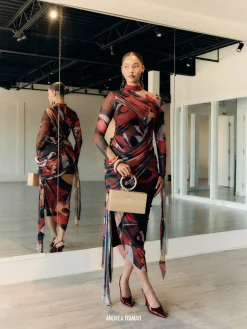 ANDREA IYAMAH KALA DRESS - LEWE