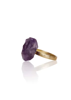 ANDREA IYAMAH KARR AMETHYST GEMSTONE RING