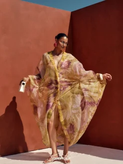 ANDREA IYAMAH LABU ROBE - VIBRA PRINT