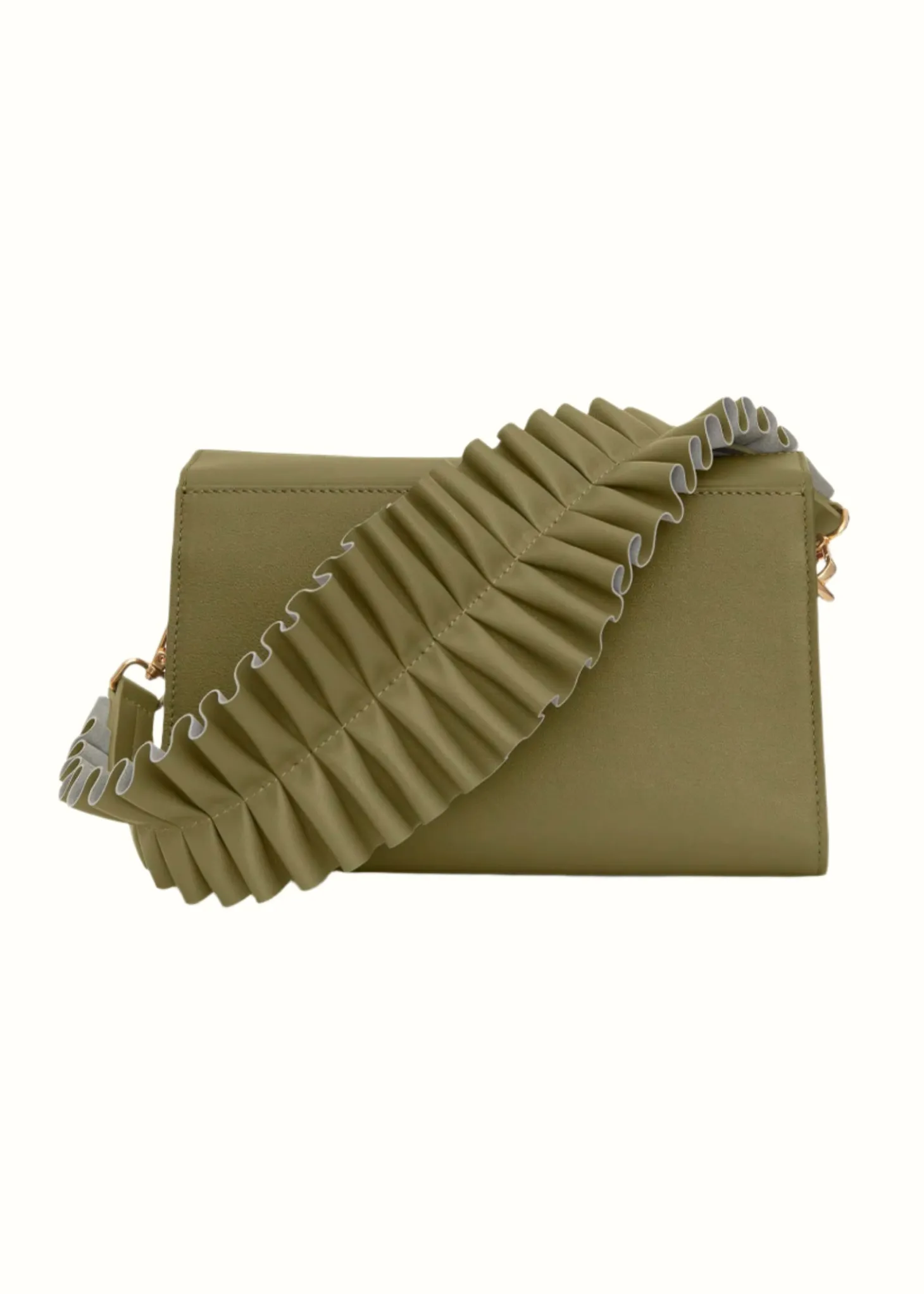 ANDREA IYAMAH MALA GREEN SHOULDER BAG