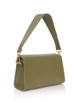 ANDREA IYAMAH MALA GREEN SHOULDER BAG