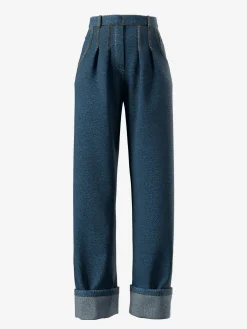 ANDREA IYAMAH NEVY PANTS - DENIM