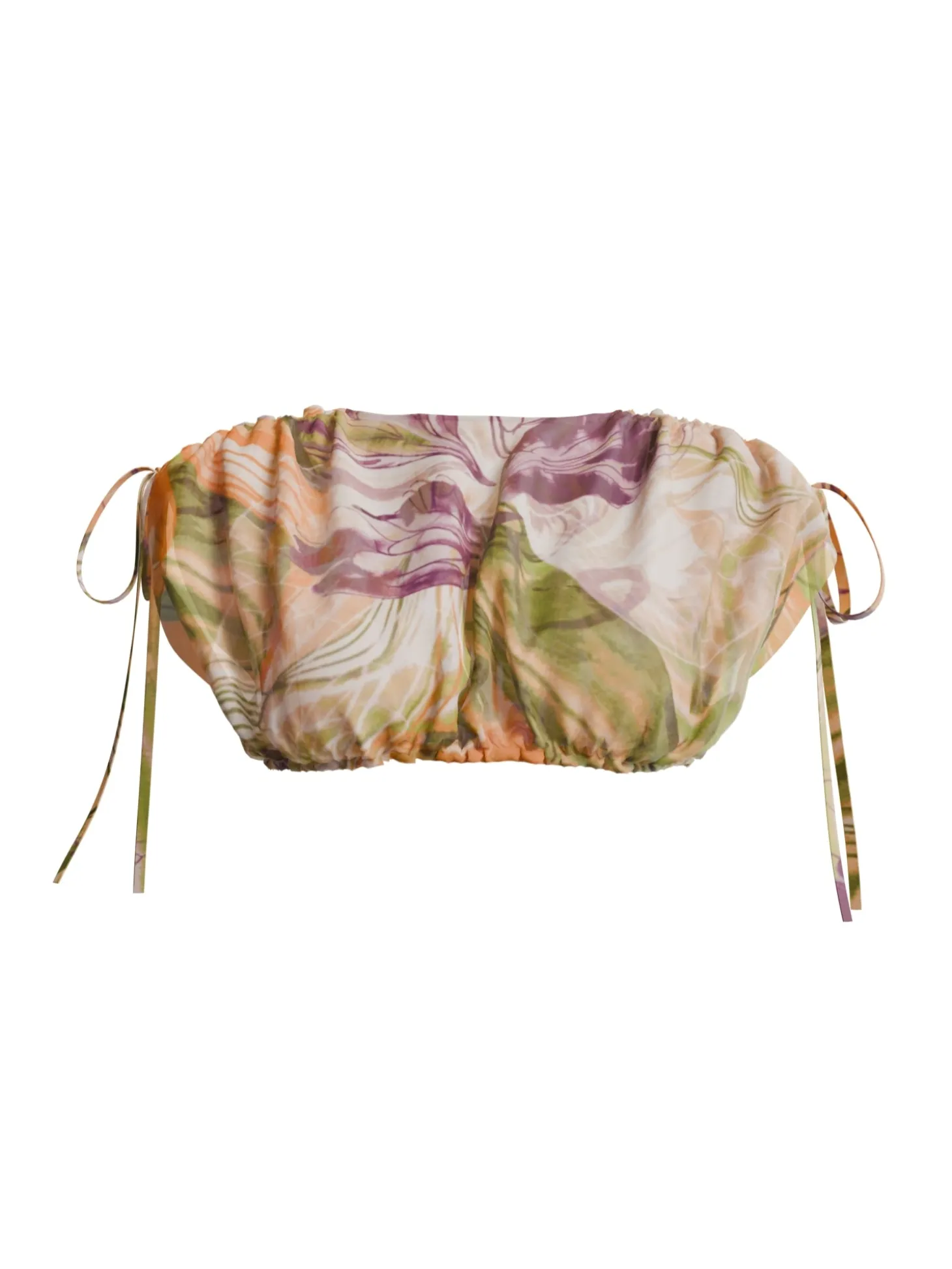 ANDREA IYAMAH ONDU CROP TOP - VIBRA PRINT