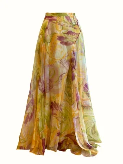 ANDREA IYAMAH ONDU MAXI SKIRT - VIBRA PRINT