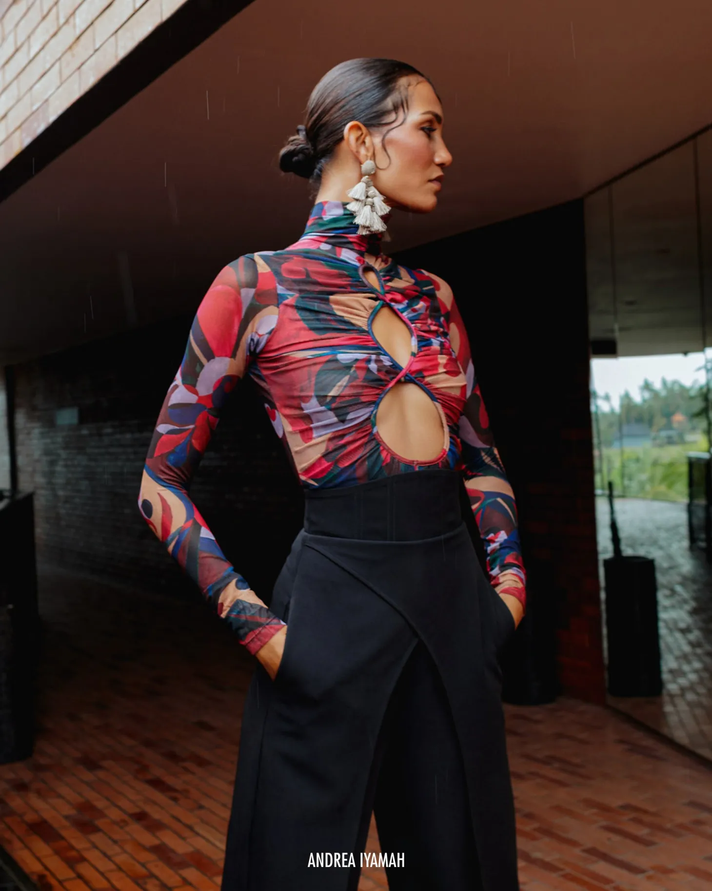 ANDREA IYAMAH SALLE BODYSUIT - LEWE