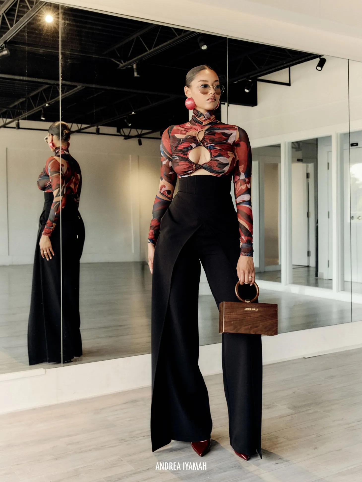 ANDREA IYAMAH SALLE BODYSUIT - LEWE