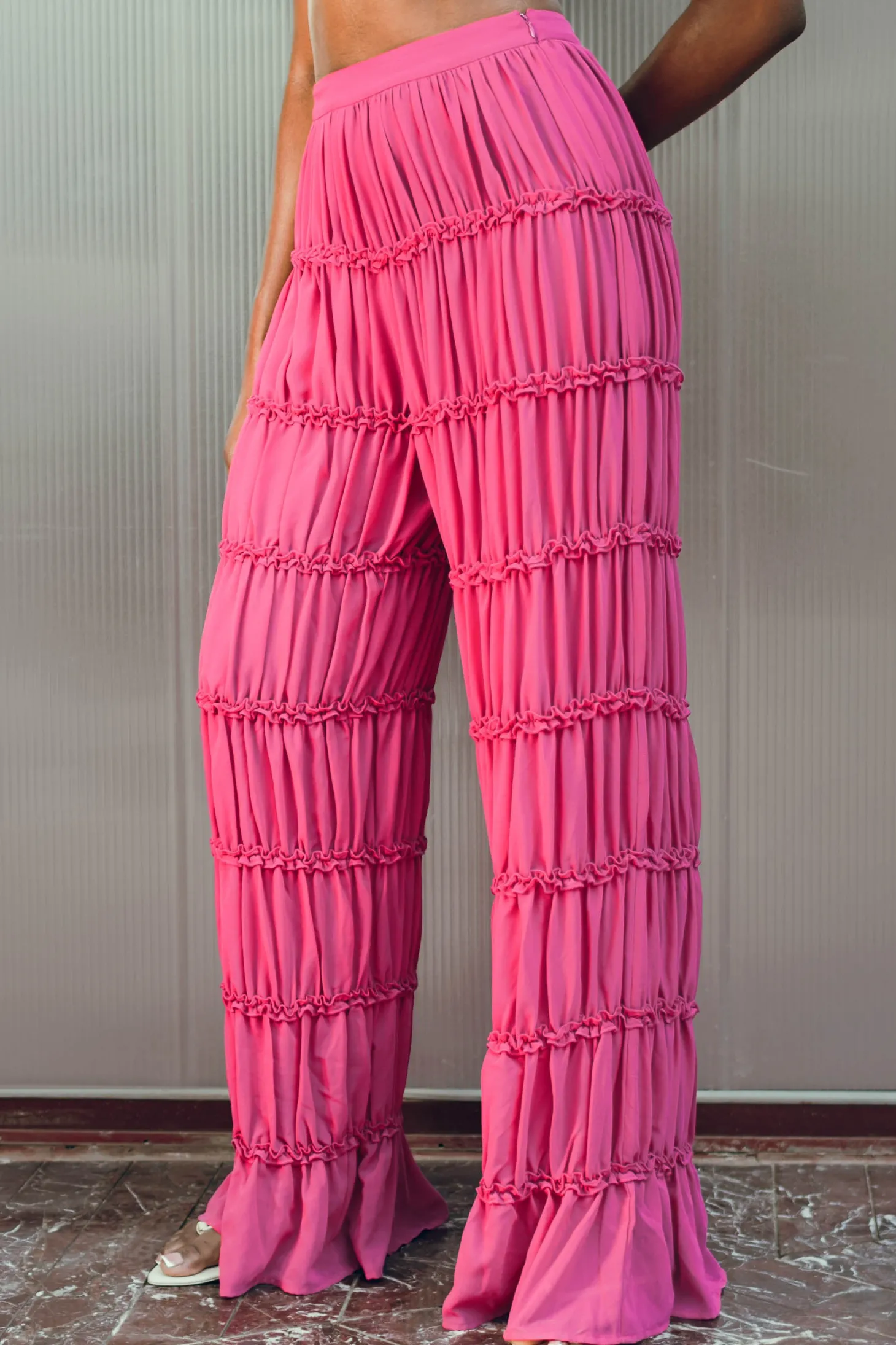 ANDREA IYAMAH SINA PANTS - MAGENTA