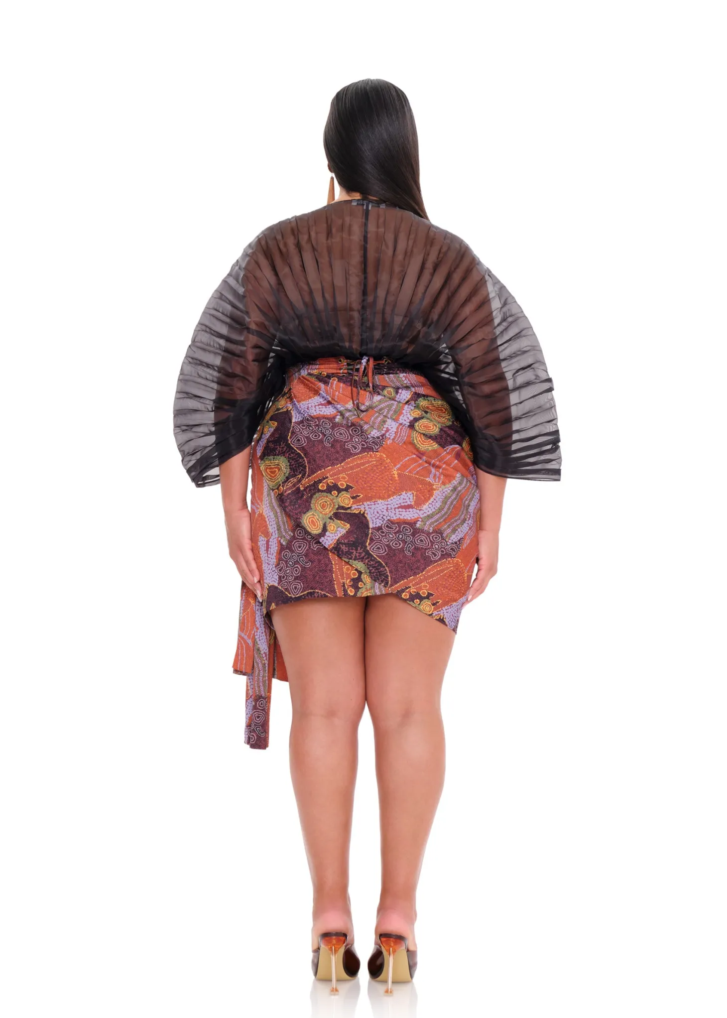 ANDREA IYAMAH SOMBRA BODYSUIT - ONYX