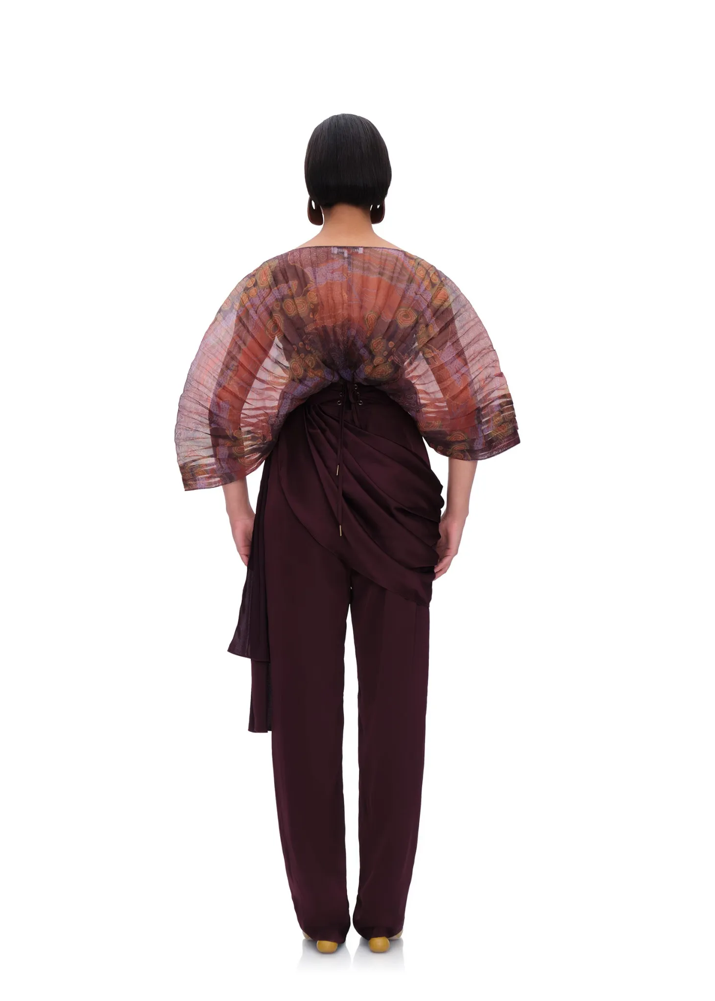 ANDREA IYAMAH SOMBRA BODYSUIT - KAVA PRINT