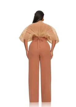 ANDREA IYAMAH SOMBRA BODYSUIT - DUST